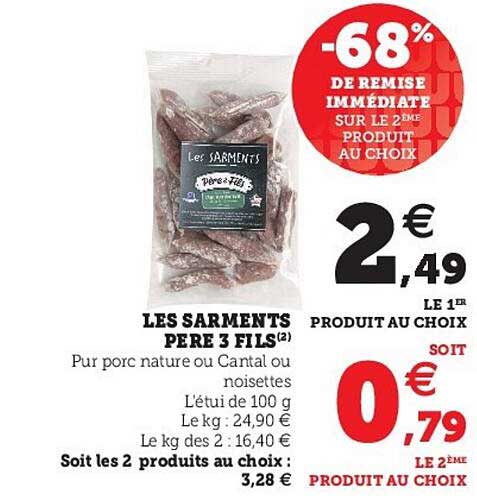 les sarments père 3 fils