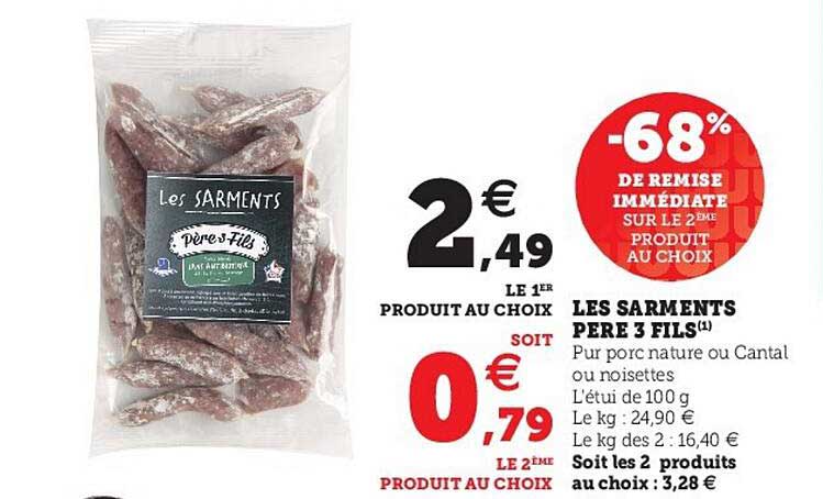 les sarments père 3 fils