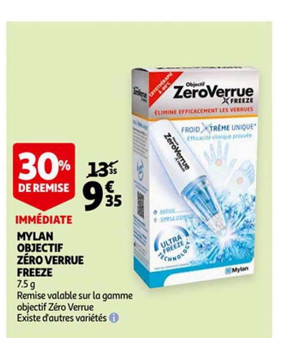 mylan objectif zéro verrue freeze