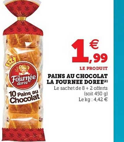 pains au chocolat la fournée dorée