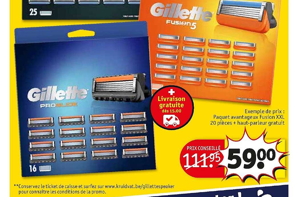 paquet avantageux fusion xxl 20 pièces + haut-parleur gratuit