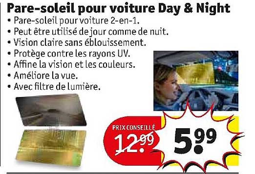 pare-soleil pour voiture day & night