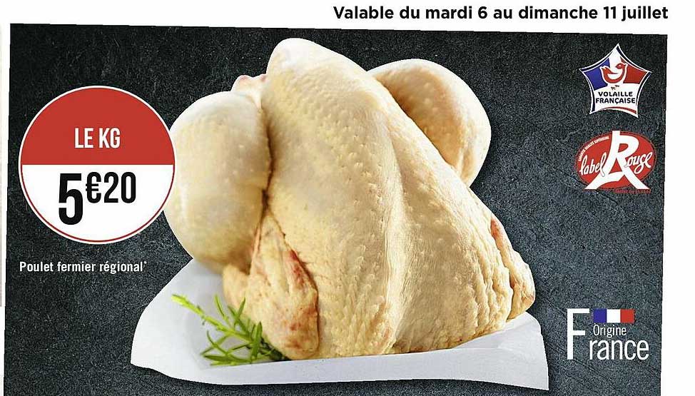 Poulet Fermier Régional