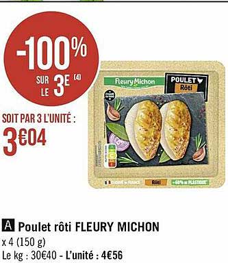 poulet rôti fleury michon