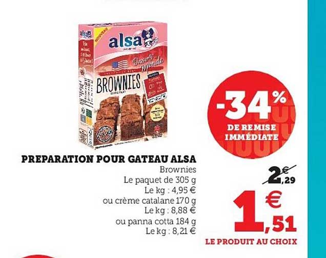 Préparation Pour Gâteau Alsa