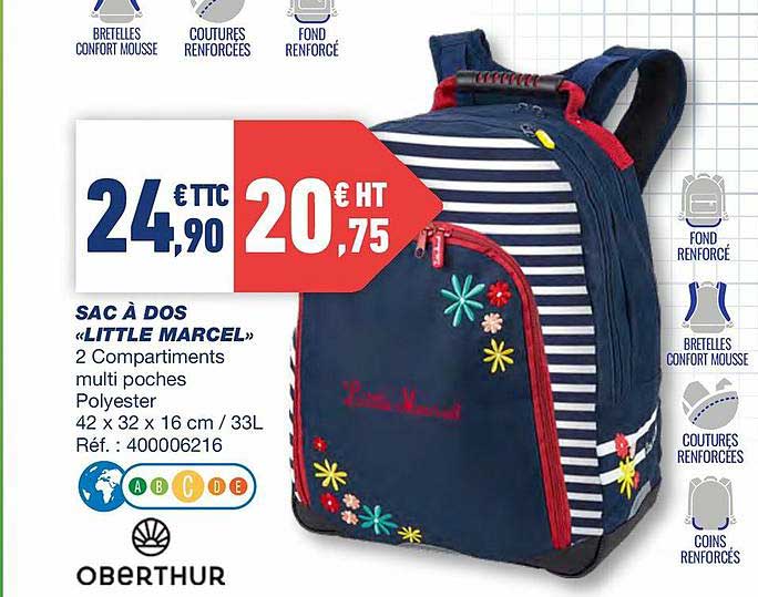 Sac à Dos «little Marcel» Oberthur