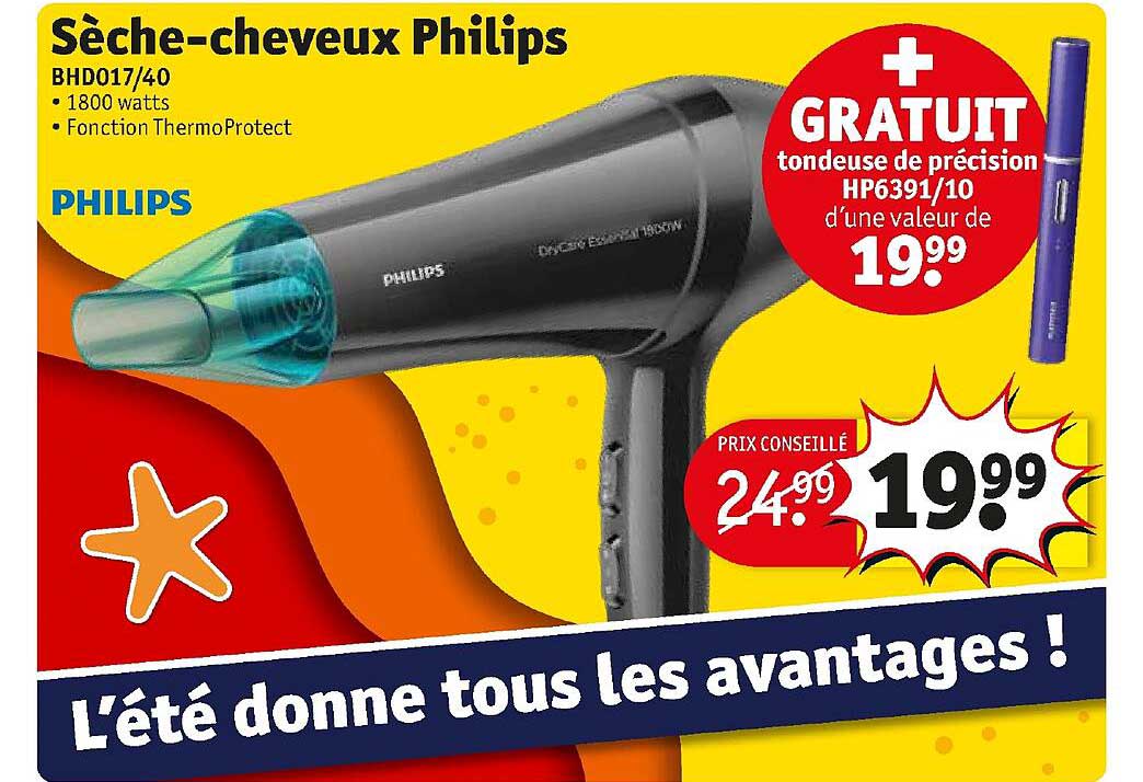 sèche-cheveux philips