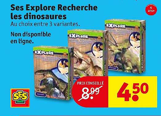 ses explore recherche les dinosaures