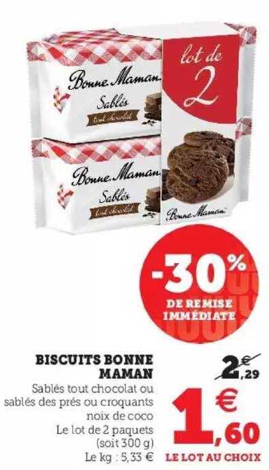 biscuits bonne maman