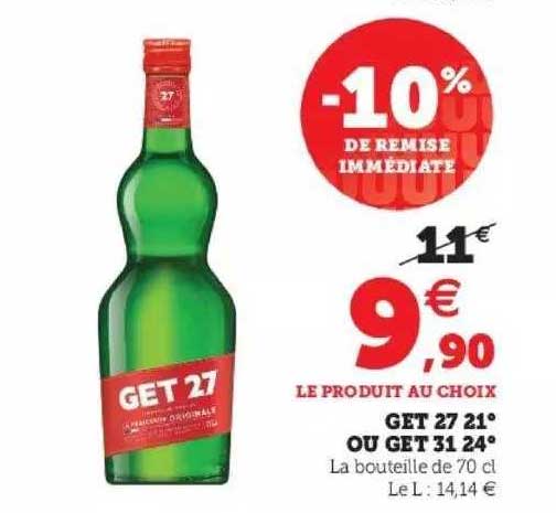 get 27 21° ou get 31 24°