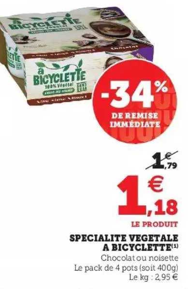 spécialité végétale à bicyclette