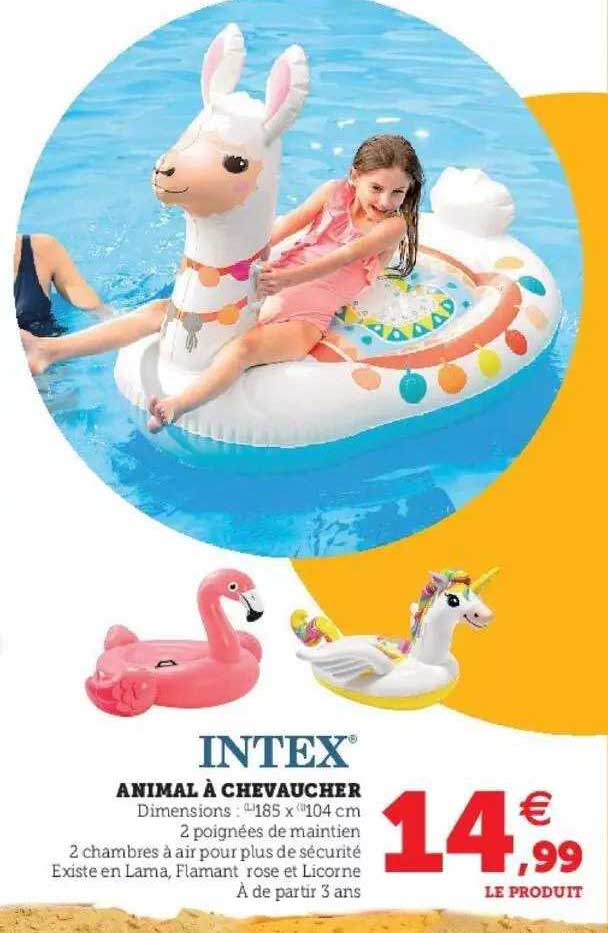 animal à chevaucher intex