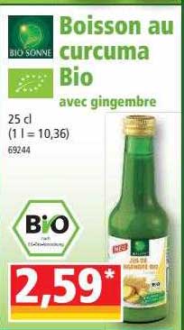 boisson au curcuma bio bio sonne