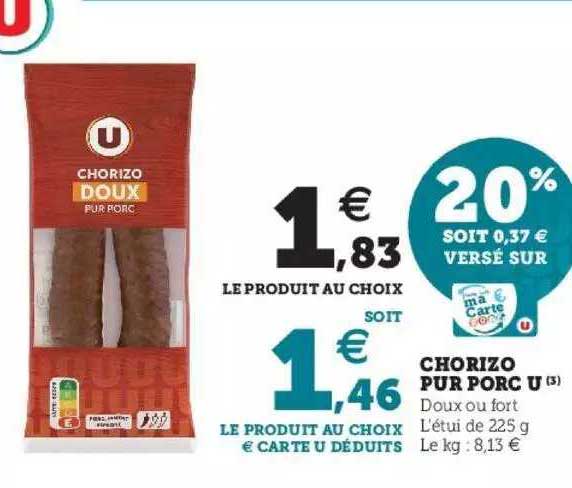 Chorizo Pur Porc U