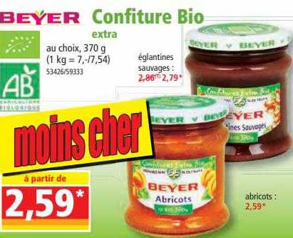 Confiture Bio Extra Beyer