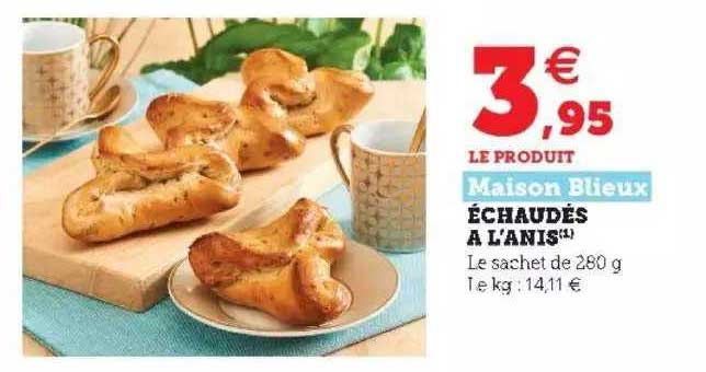 échaudés à l'anis maison blieux