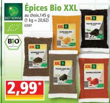 épices bio xxl bio sonne