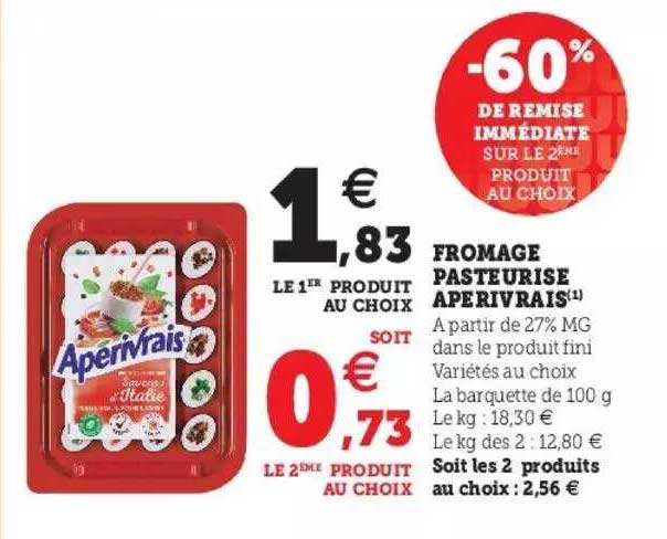 Fromage Pasteurisé Apérivrais