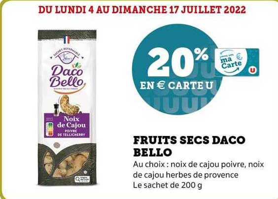 fruits secs daco bello