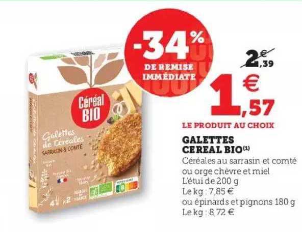 Galettes Céréal Bio