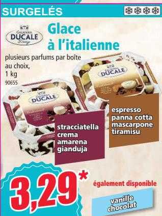 glace à l'italienne ducale
