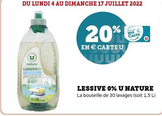 Lessive 0% U Nature