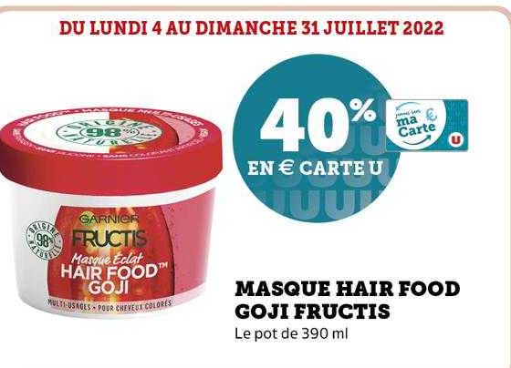 Masque Hair Food Goji Fructis