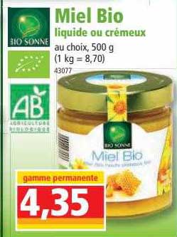 miel bio bio sonne
