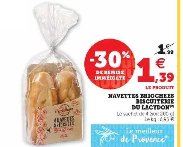 Navettes Briochées Biscuiterie Du Lacydon