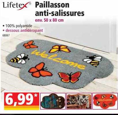 paillasson anti-salissures lifetex