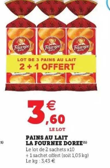 pains au lait la fournée dorée