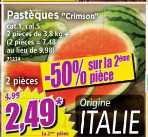 pastèques "crimson"