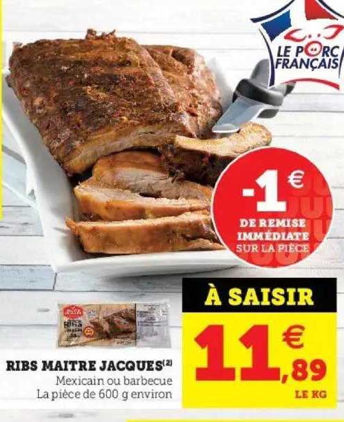 ribs maître jacques
