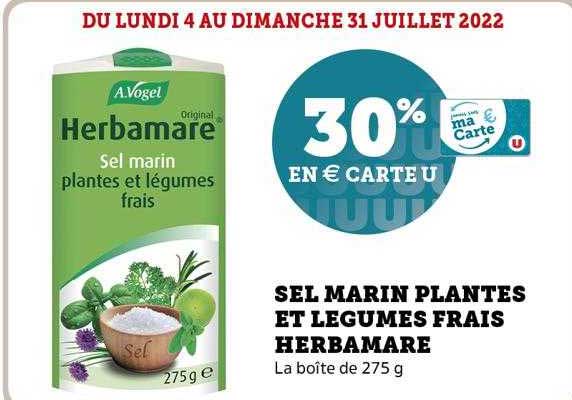 Sel Marin Plantes Et Légumes Frais Herbamare