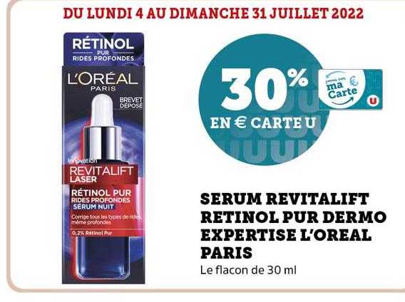 sérum revitalift retinol pur dermo expertise l'oréal paris