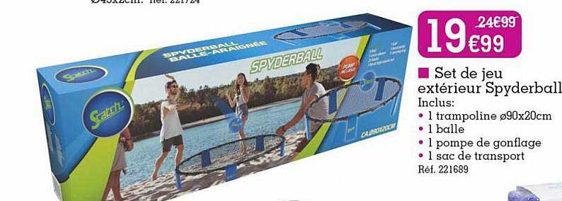 set de jeu extérieur spyderball scatch