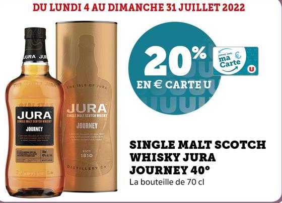 single malt scotch whisky jura journey 40°