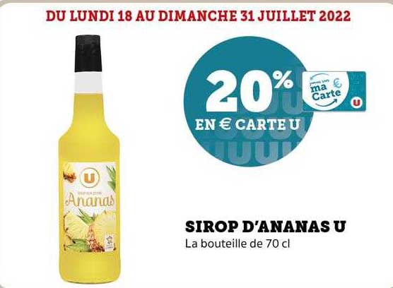 Sirop D'ananas U