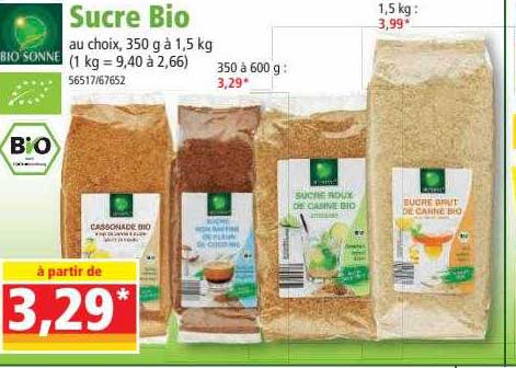 sucre bio bio sonne