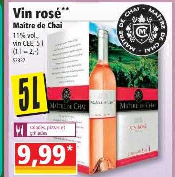 vin rosé maître de chai