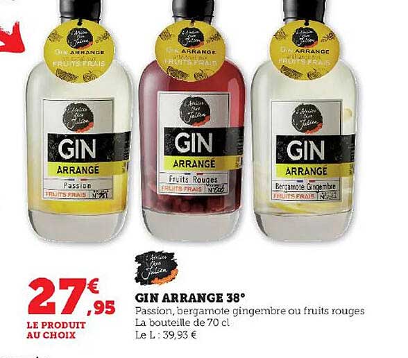 gin arrangé 38°