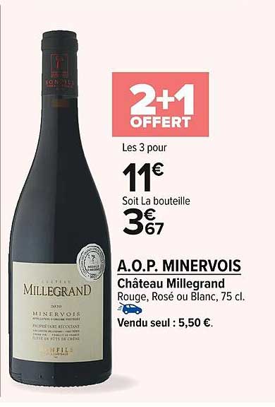 a.o.p. minervois château millegrand