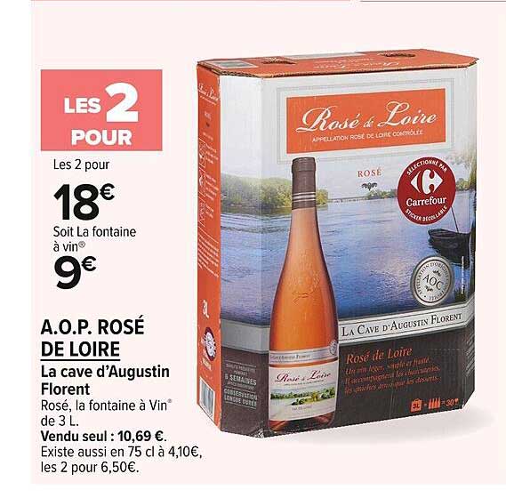 a.o.p. rosé de loire la cave d'augustin florent