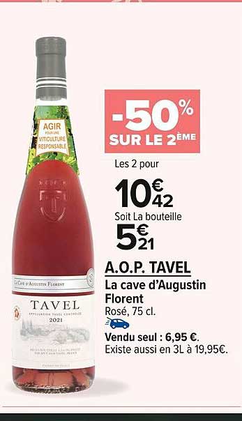 a.o.p. tavel la cave d'augustin florent