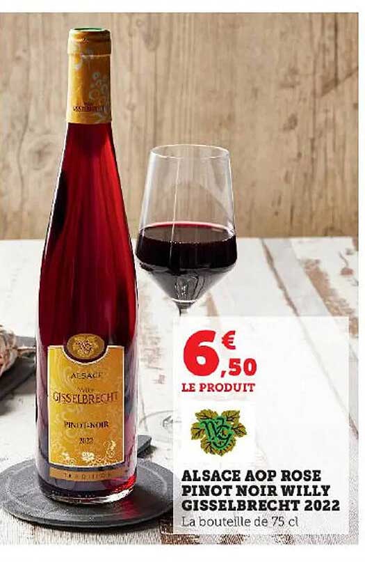 alsace aop rose pinot noir willy gisselbrecht 2022