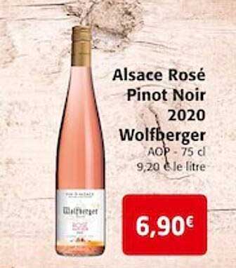 alsace rosé pinot noir 2020 wolfberger