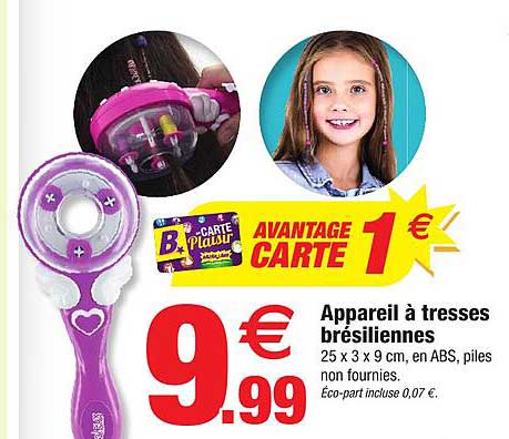 appareil à tresses brésiliennes