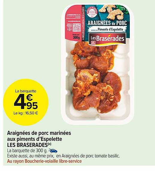 Araignées De Porc Marinées Aux Piments D'espelette Les Brasérades