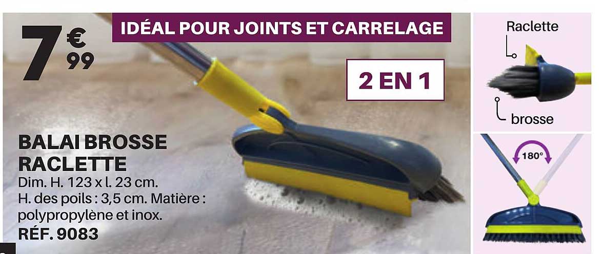 Balai Brosse Raclette