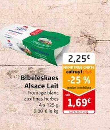 Bibeleskaes Alsace Lait